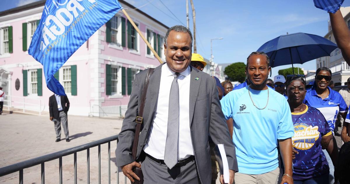 PLPs rally outside Parliament in support of Halkitis as FNM calls for his ...