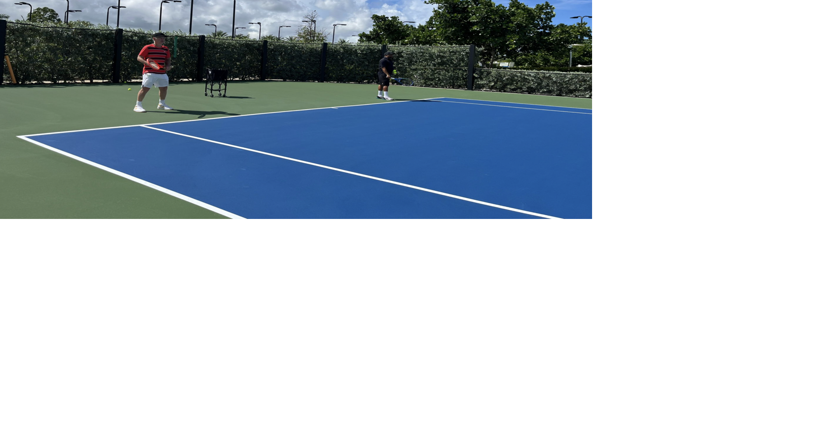 John McEnroe hosts clinic at Baha Mar Resort