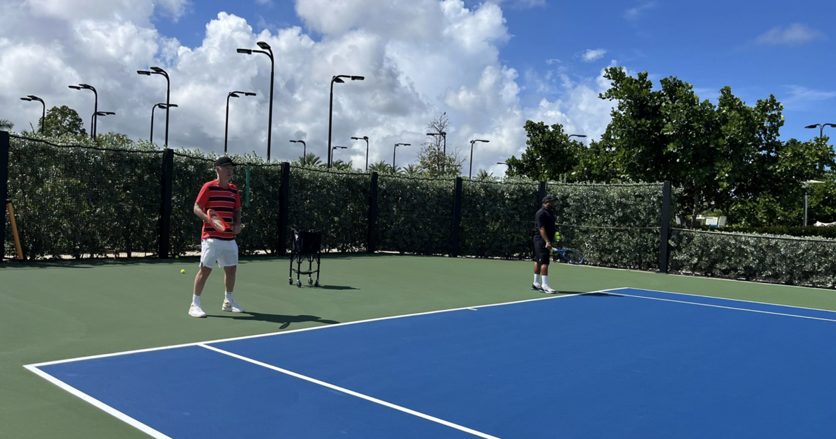 John McEnroe hosts clinic at Baha Mar Resort