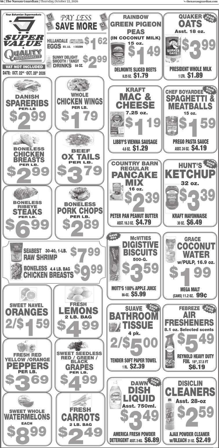 Page A6 | e-Edition | thenassauguardian.com