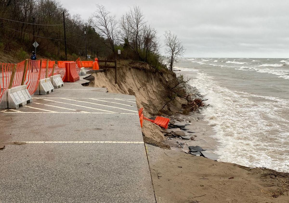 Disaster Happening Today In Beverly Shores As Portion Of