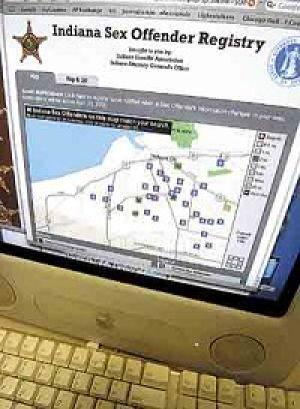map offender Indianapolis sex