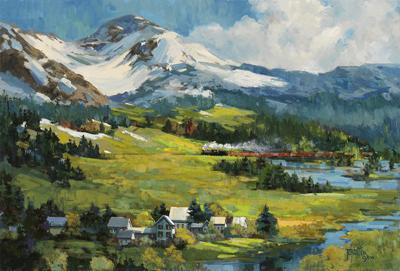 Landscapes in oil