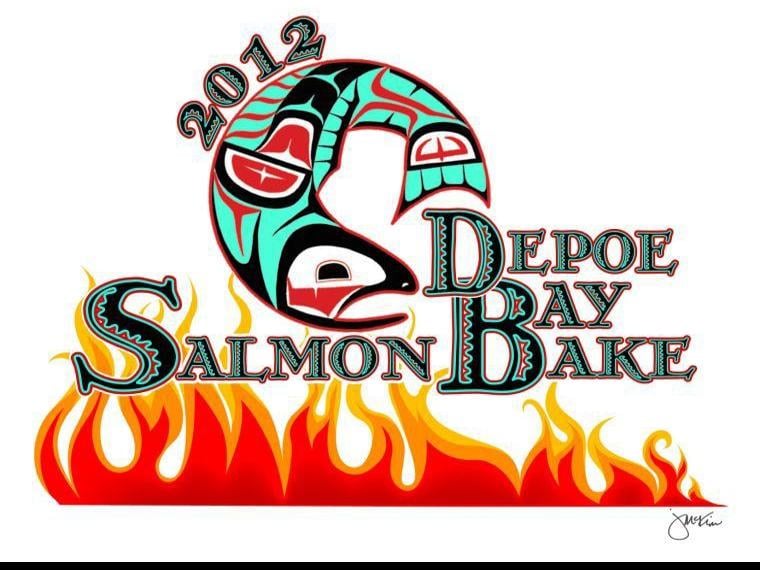 THE CONTEST Depoe Bay Salmon Bake logo News