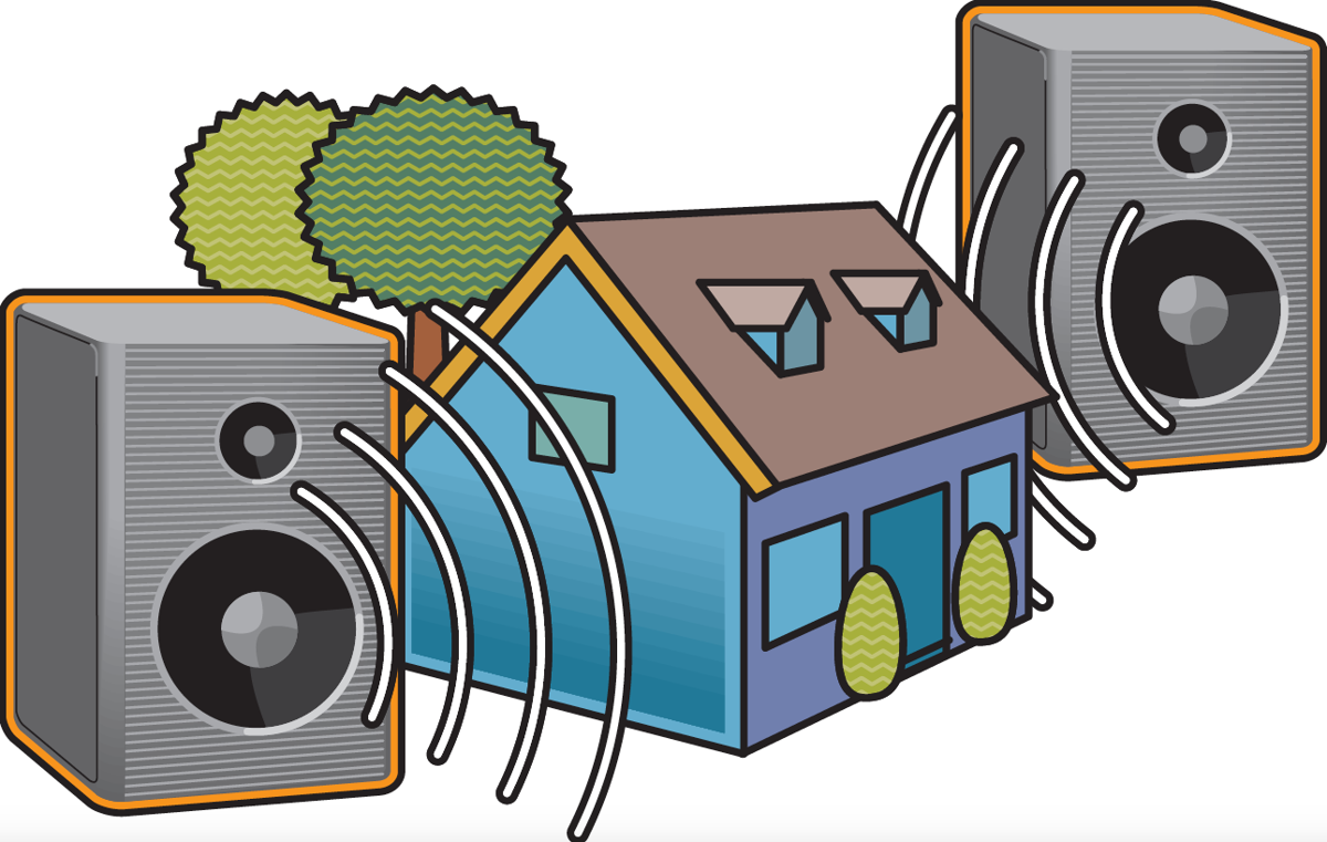 noise complaint clipart