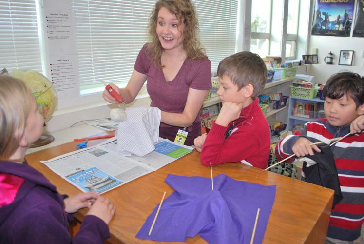 PUPPET MAKING 101 Project connects students with reading News