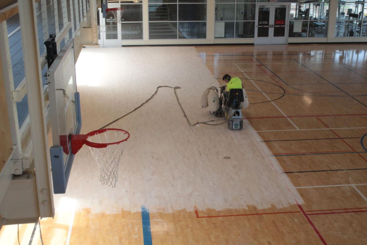 Update Open Community Center S New Gym Floor News