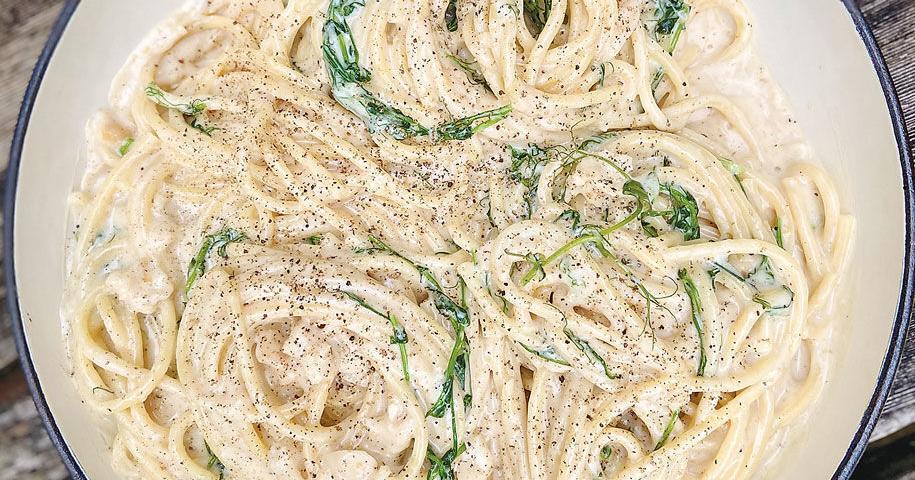 Cockle Clam Bucatini with Rogue Newport Daze Ale Cream Sauce & Pea Tendrils - Vimarsana News