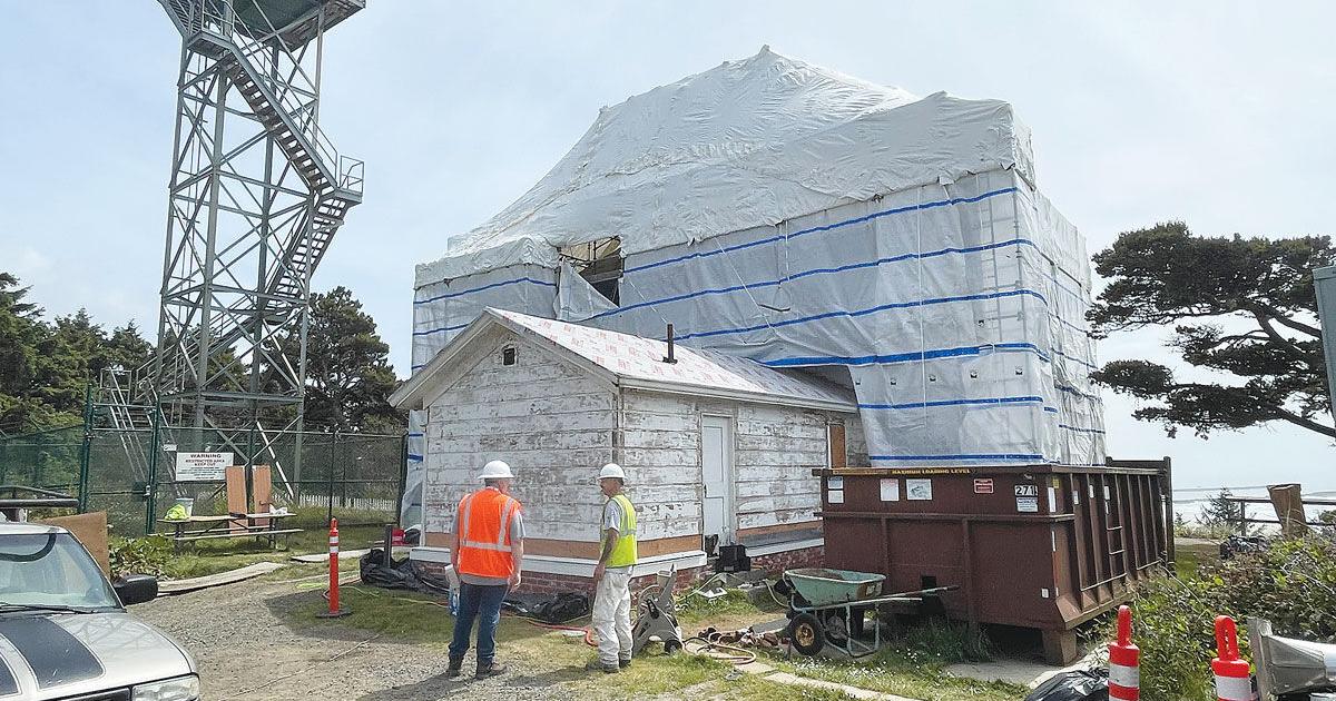 Lighthouse restoration work continues
