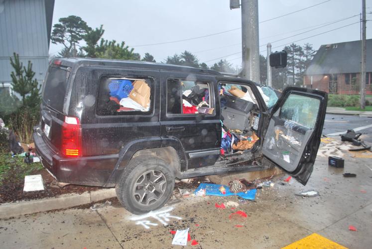Photos: Two people hospitalized following Lincoln City crash | News ...