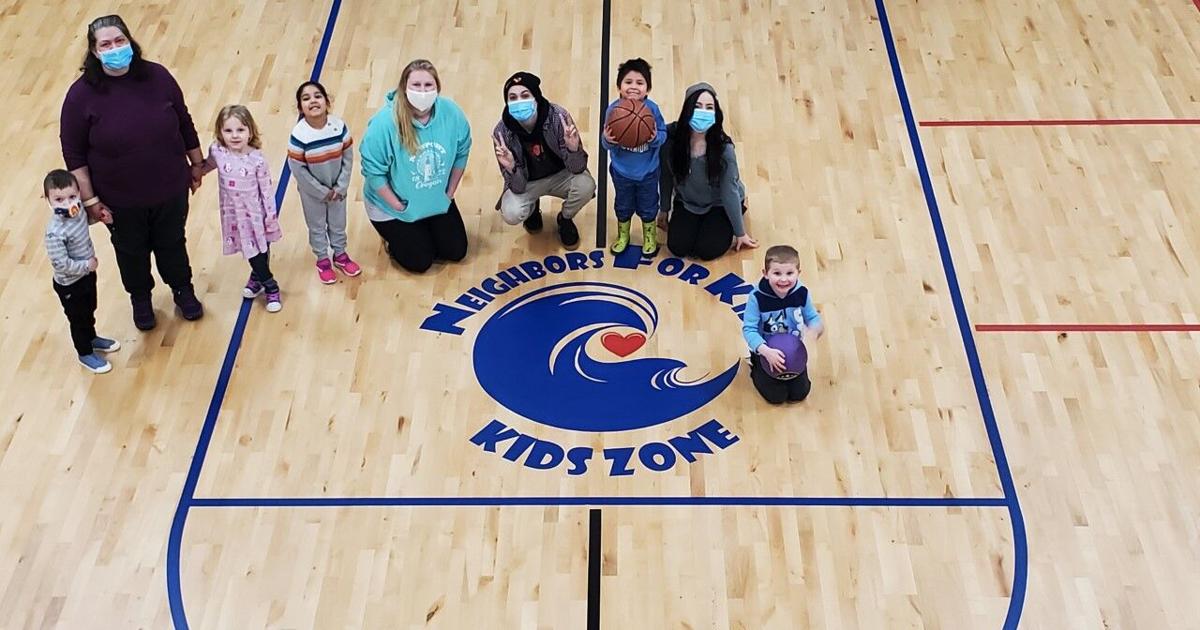 Kids Zone gets new gym floor | News Kids Zone gets new gym floor | News