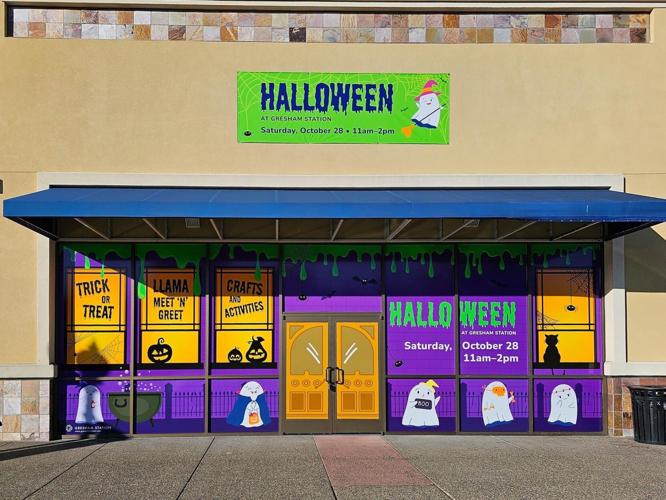 Gresham Station brings llamas, candy for Halloween Business Gresham Station brings llamas, candy for Halloween Business