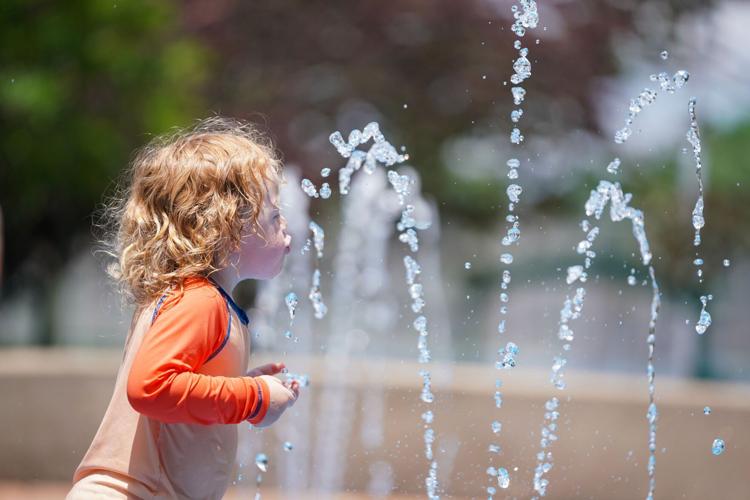 James Price at Splash Pad