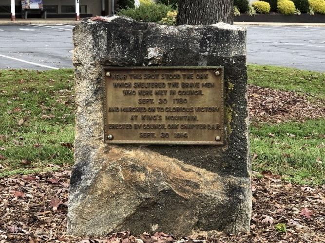 Council Oak marker