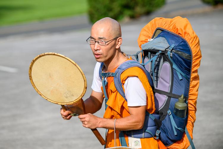 Parking lot monk