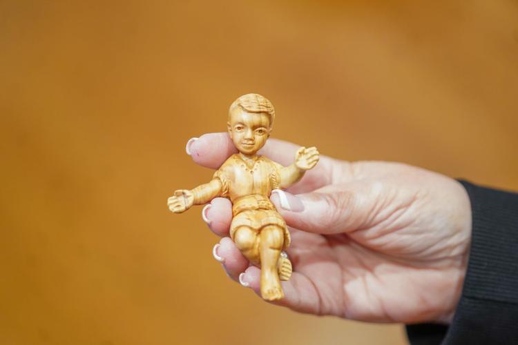 Closeup of baby jesus