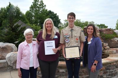 William Paine earns Eagle Scout badge