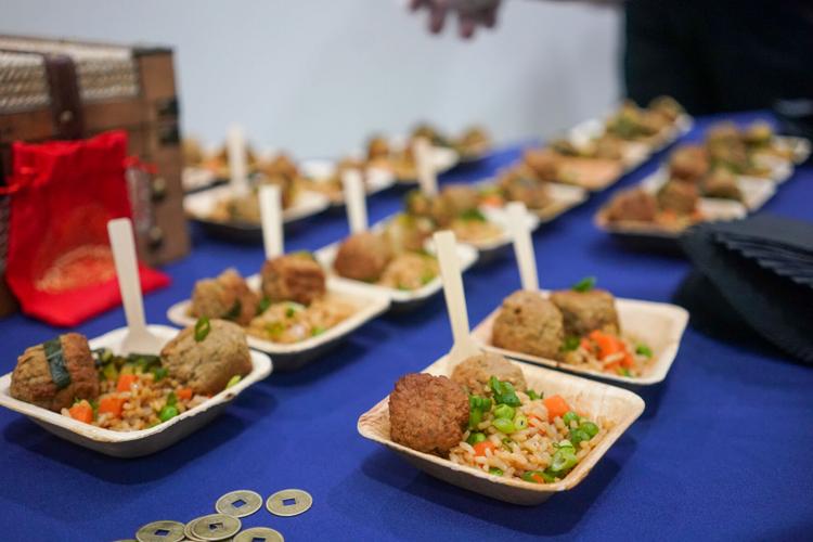 meatballs and rice