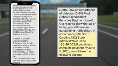 DMV Scam Alert
