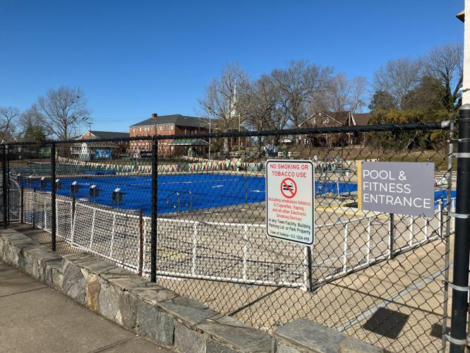 Valdese Pool Covered Winter
