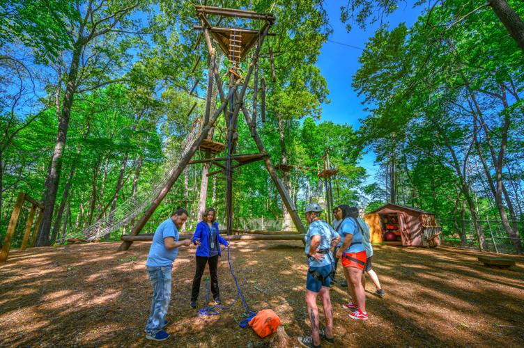 Alpine Tower and ropes course before Hurricane Helene