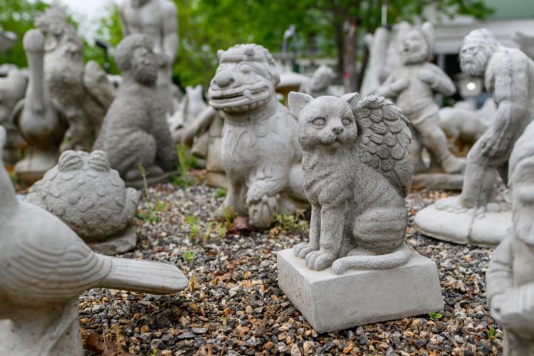 Smaller statues