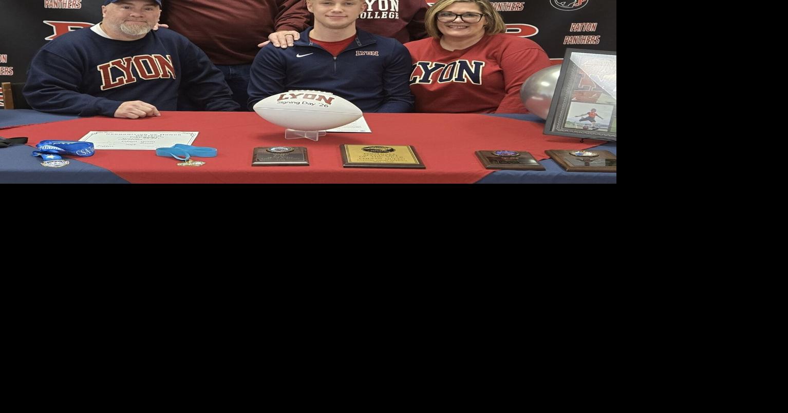 Patton kicker Queen signs to play football at Lyon College | Sports ...
