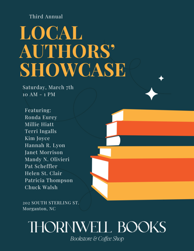 Local Authors' Showcase 2026 Flyer - 1