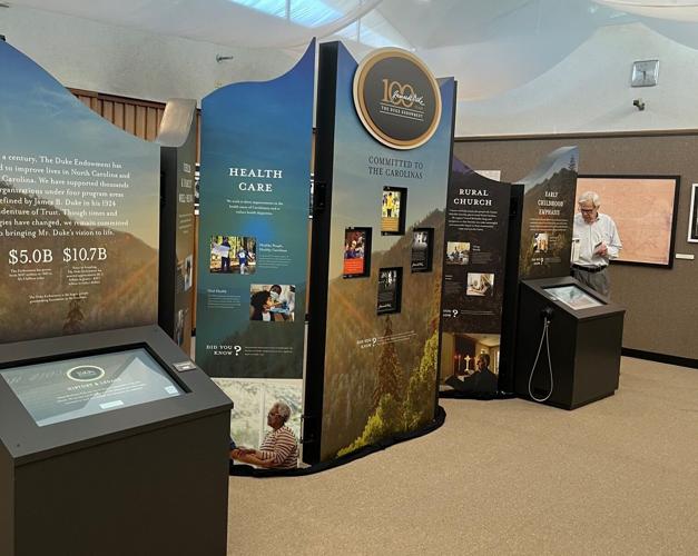 "Connecting the Carolinas — 100 years of Duke Endowment," a traveling exhibit, is currently being featured at the History Museum of Burke County.