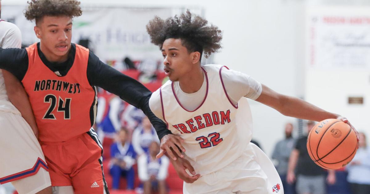 High school basketball playoff glance, conference glance, county