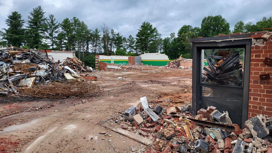 A path through the site of Chesterfield Elementary