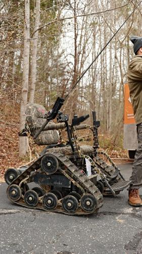 A tank wheelchair at Outdoor Adaptive Recreation Day in 2025