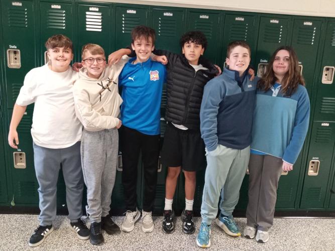 WJMS science fair students