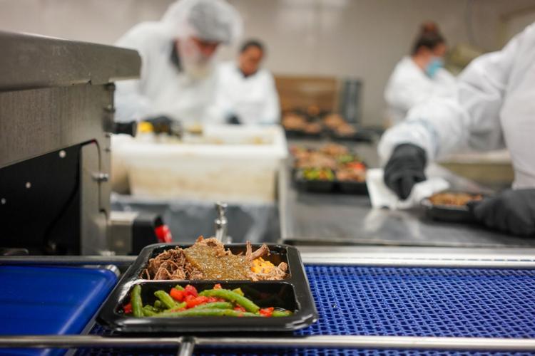Healthy means await packaging at C2Life's production facility.