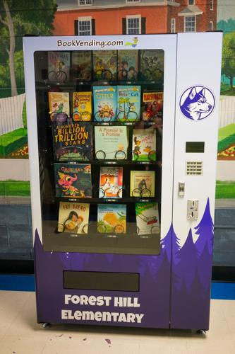 Forest Hill Elementary School Book Vending Machine