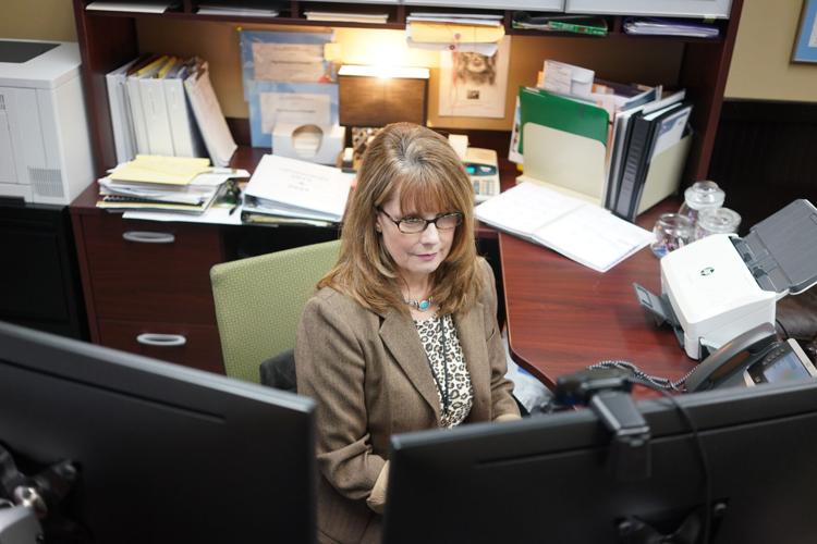 Headshot of Kay Draughn, Morganton city clerk.