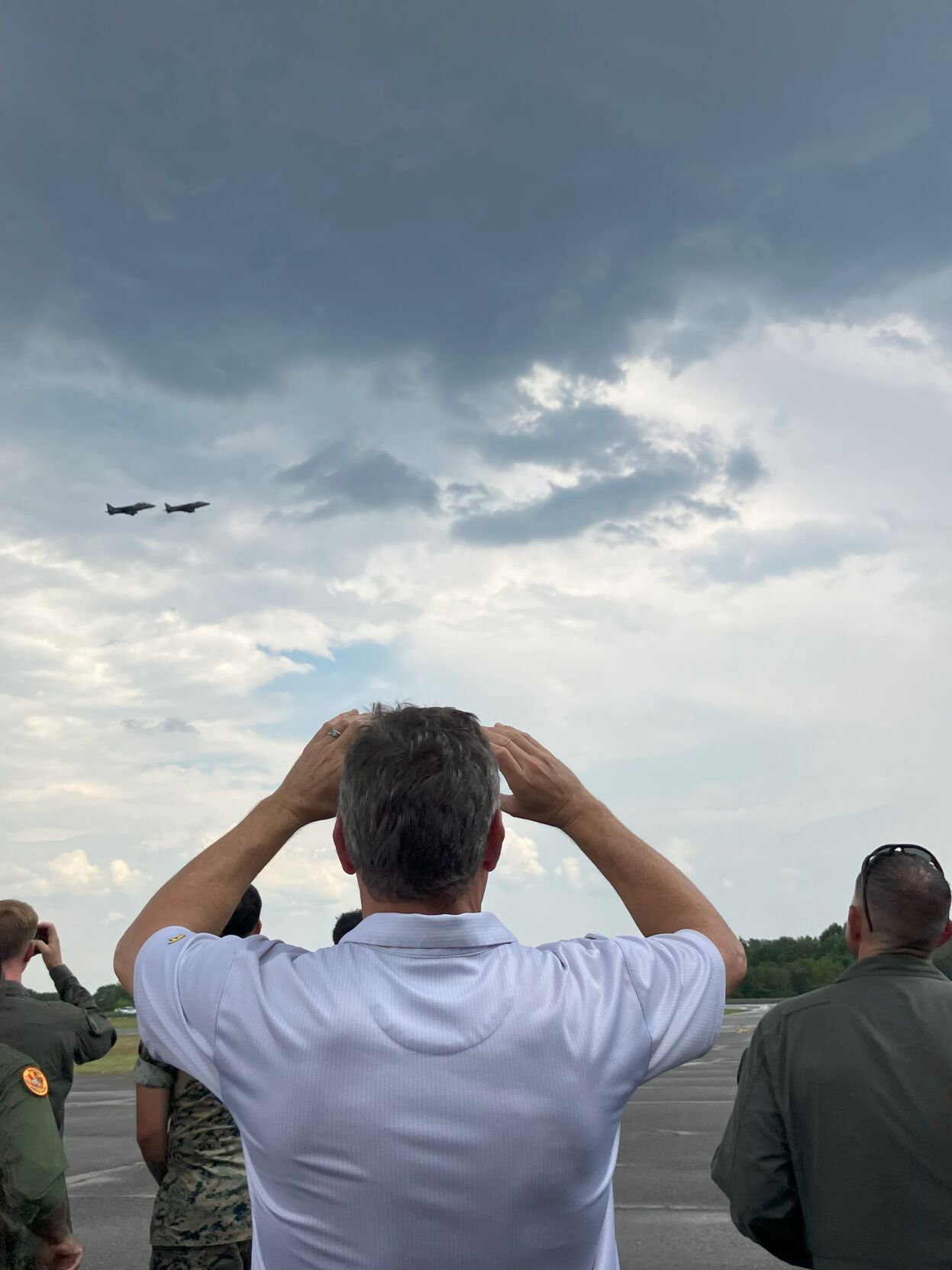 Jets fly over Hickory Regional Airport