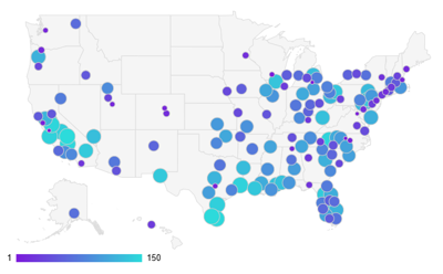 WalletHub Map