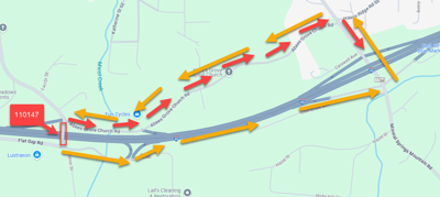 Carolina St Detour