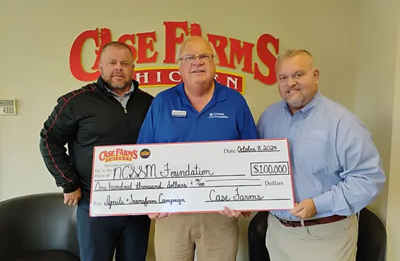 NCSSM Case Farms Donation