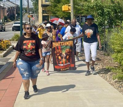 NAACP Burke County branch commemorates Juneteenth with Freedom Walk