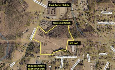 Chestnut Springs parcel aerial view
