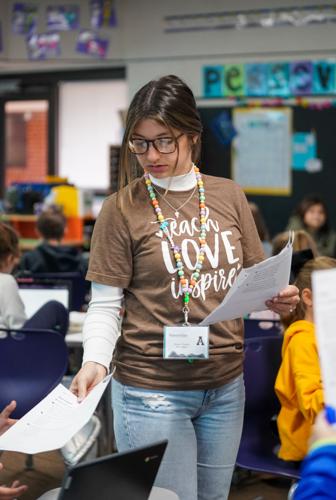 Student Teacher Laiken Baker at Salem Elementary