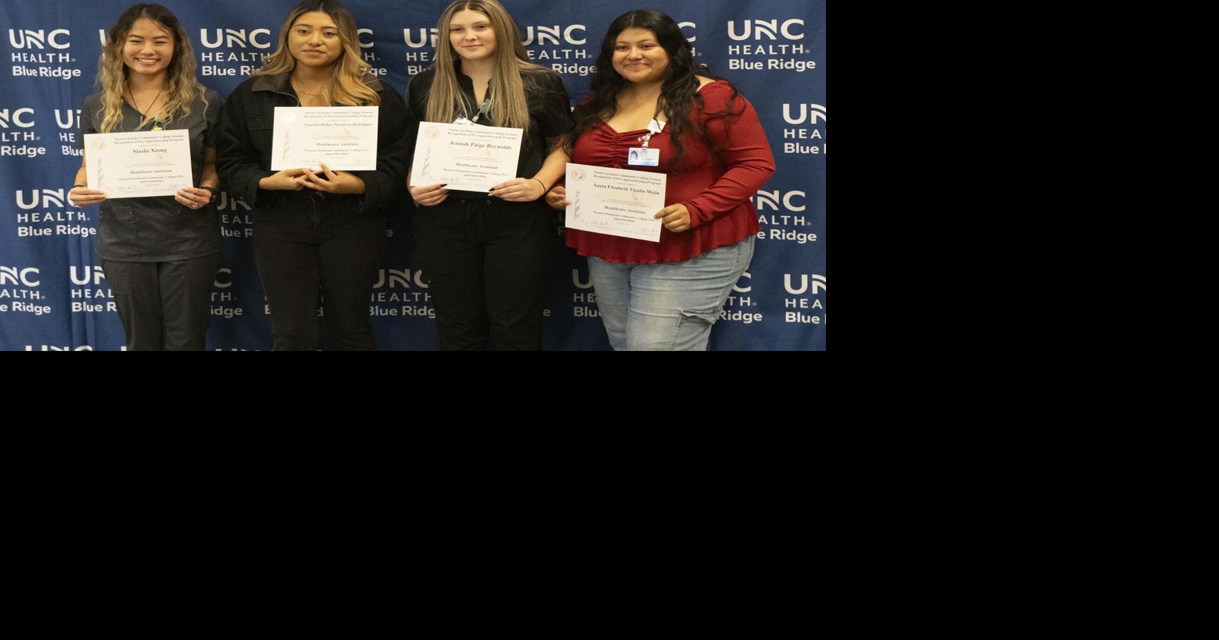 UNC Health Blue Ridge signing day welcomes four future healthcare ...