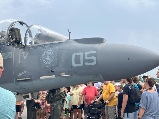 Up close shot of Harrier