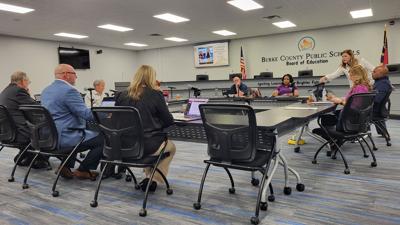 BCPS school board gathers for work session