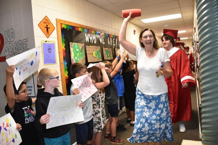Grad Walk at Morganton Day School