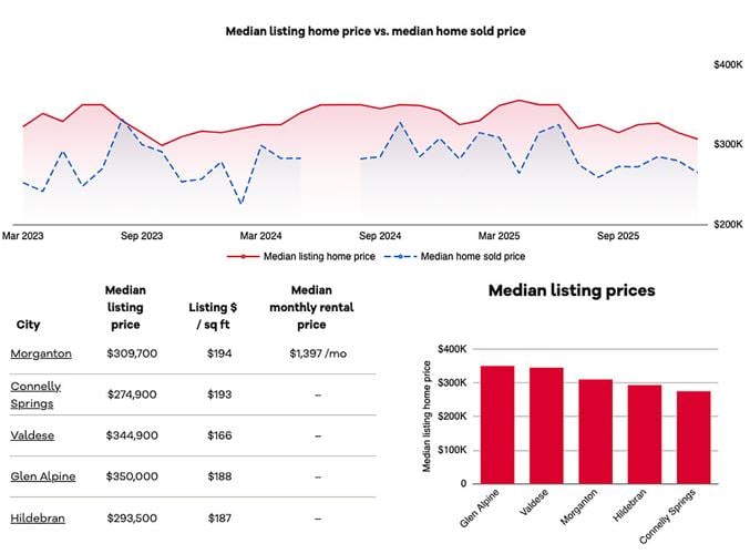 Home listing price