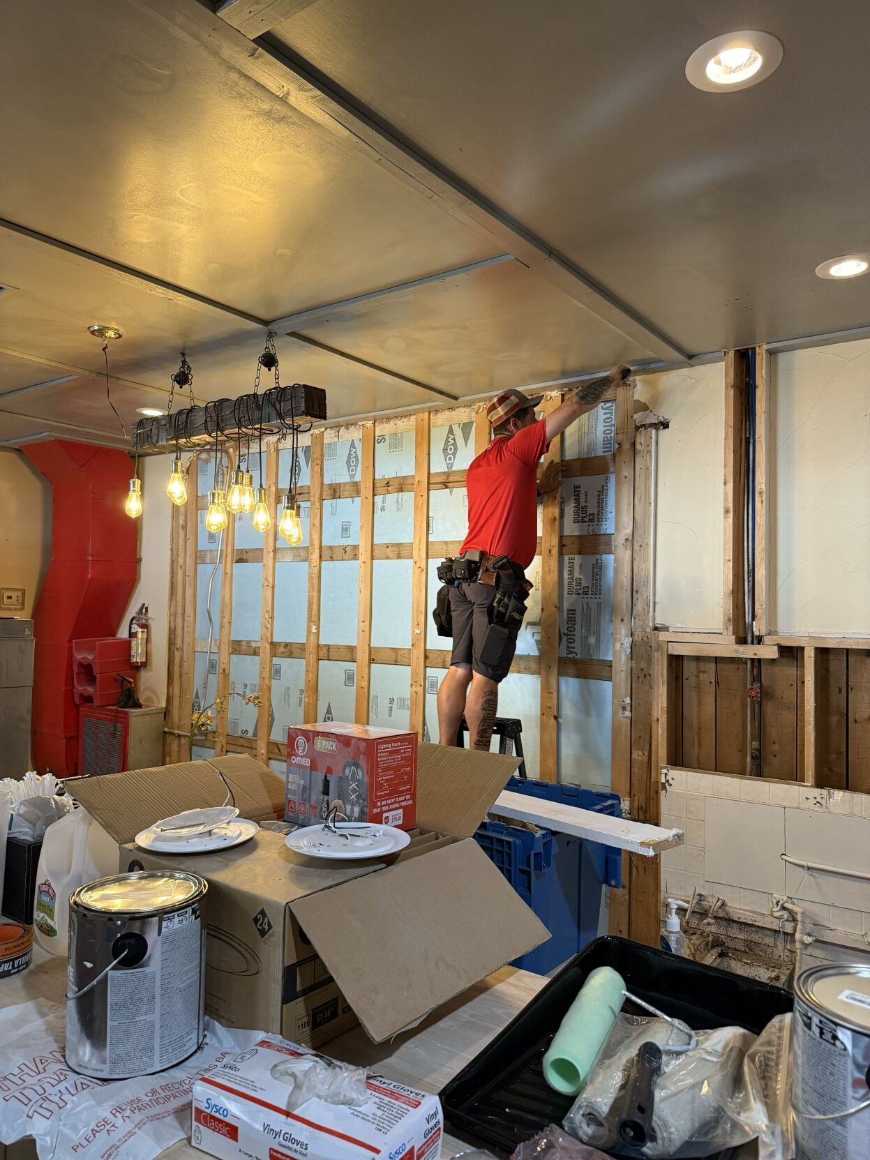 Renovation work for The Saloon on Bobo