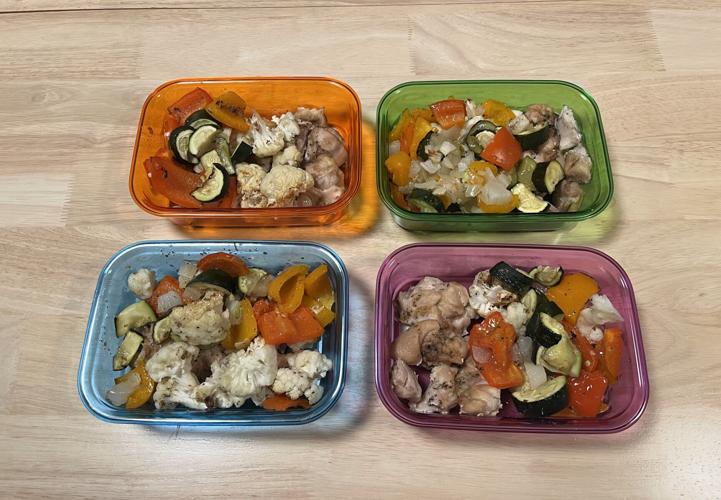 prepped meals